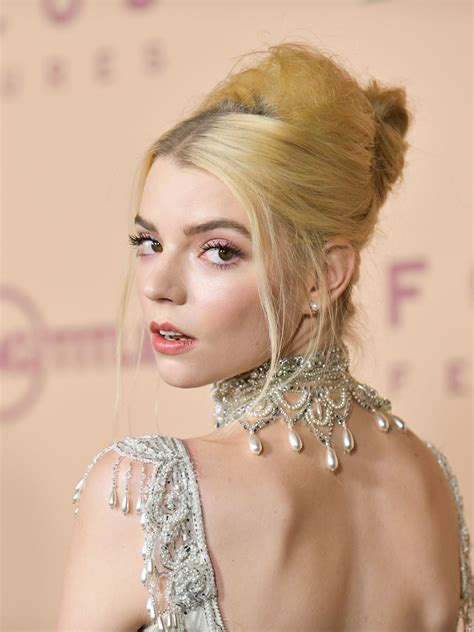 The Queen's Gambit star Anya Taylor.